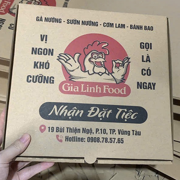 Hộp carton đựng gà